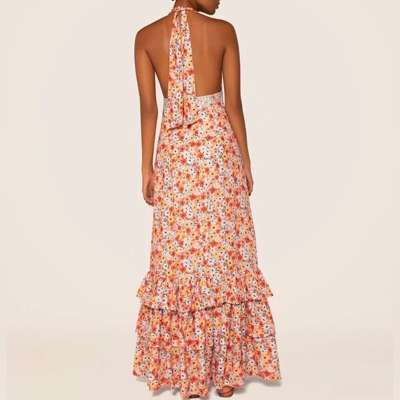 Agua by Agua Bendita MAGNOLIA LA FANIA ATARDECER MAXI DRESS, M, NWT - Picture 2 of 9